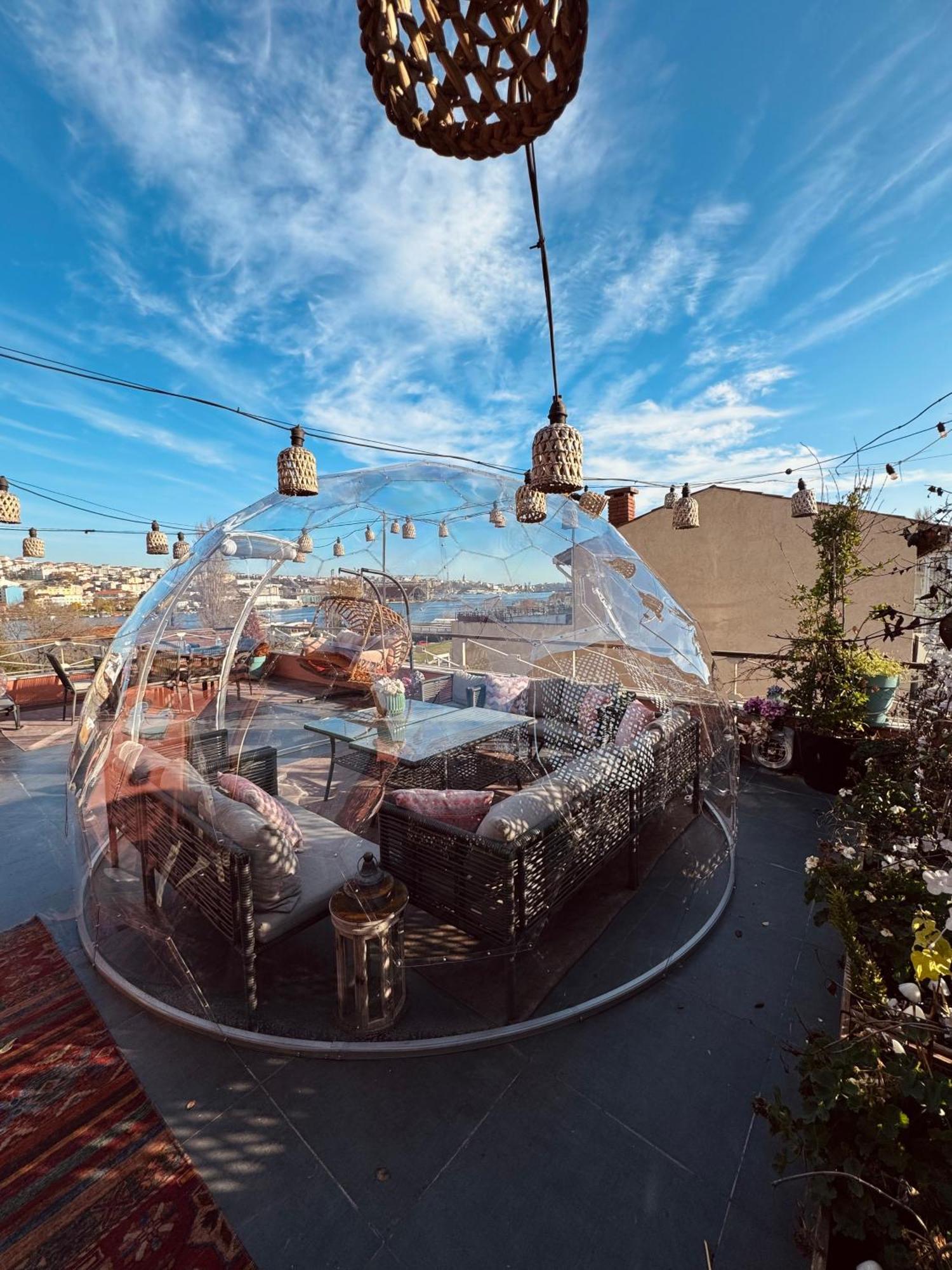 Waterfront Apartment By The Tram - Terrace With Dome & Golden Horn View In Fatih اسطنبول المظهر الخارجي الصورة